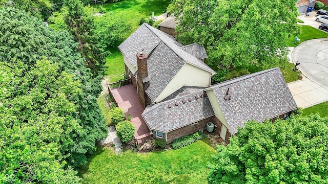 50 Charing Cross Rd, Indianapolis, IN 46217 - aerial view of property and surrounding area