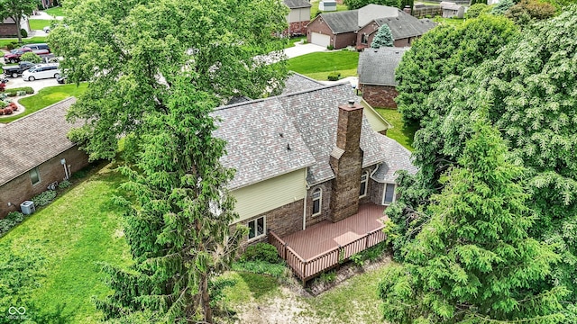 50 Charing Cross Rd, Indianapolis, IN 46217 - aerial view of property and surrounding area