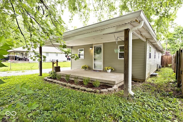 4910 W Caven St, Indianapolis, IN 46241 - view of front of property with a patio