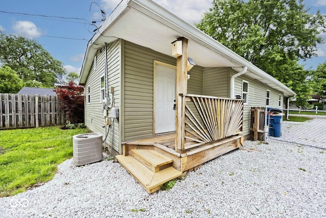 4910 W Caven St, Indianapolis, IN 46241 - entrance to property featuring cooling unit