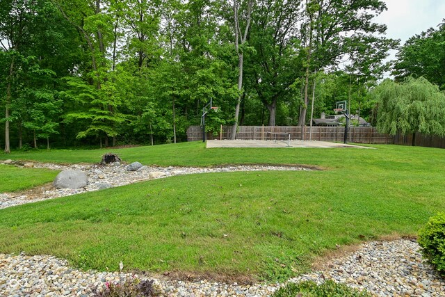 7070 Dean Rd, Indianapolis, IN 46220 - view of yard with basketball court