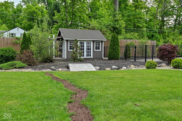 7070 Dean Rd, Indianapolis, IN 46220 - view of yard featuring an outdoor structure