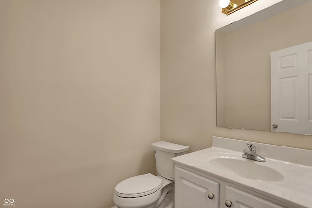 7637 Sand Run Ct, Indianapolis, IN 46259 - half bathroom with vanity and toilet