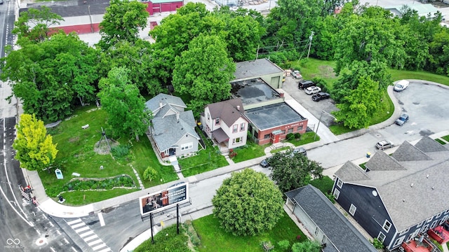 514 Dorman St, Indianapolis, IN 46202 - aerial perspective of suburban area