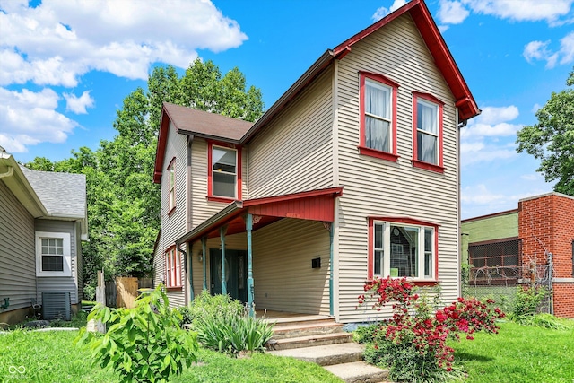 514 Dorman St, Indianapolis, IN 46202 - victorian-style house featuring central AC unit