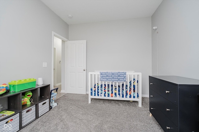7724 Dunleer Dr, Brownsburg, IN 46112 - carpeted bedroom featuring a nursery area and baseboards