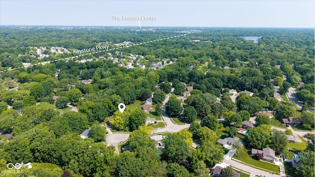 3479 Sugar Loaf Ct, Carmel, IN 46033 - aerial view of a forest