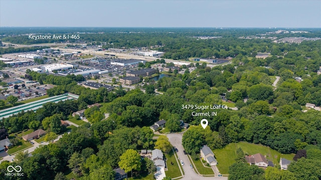 3479 Sugar Loaf Ct, Carmel, IN 46033 - aerial view of property and surrounding area