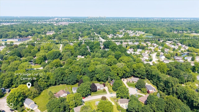 3479 Sugar Loaf Ct, Carmel, IN 46033 - drone / aerial view of a nearby body of water
