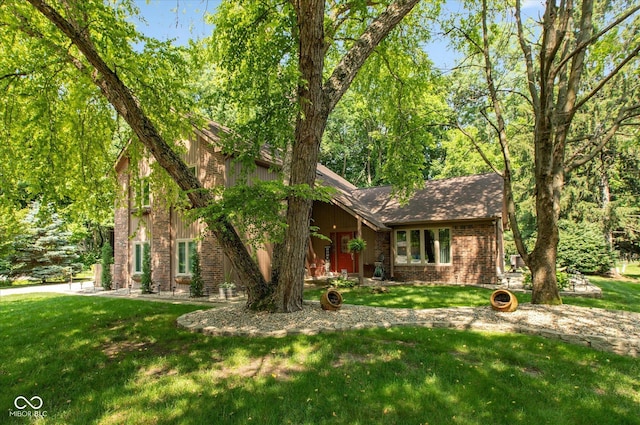 3479 Sugar Loaf Ct, Carmel, IN 46033 - view of front of property with brick siding and a front lawn