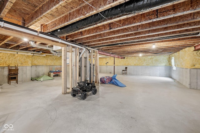 15418 Tattersalls Ln, Fishers, IN 46040 - view of unfinished below grade area