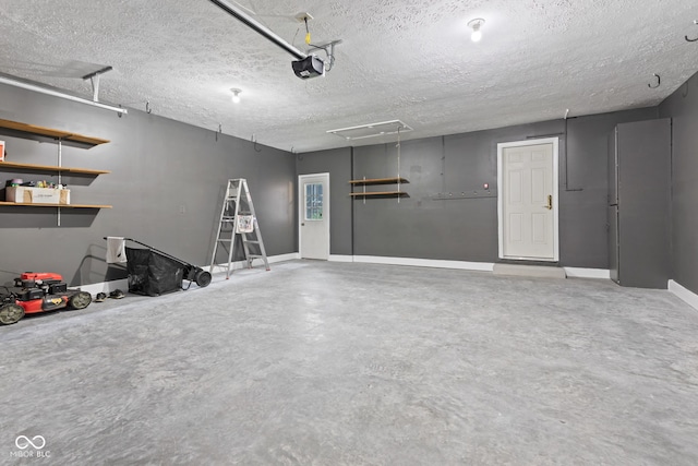 8934 Pinyon Ct, Indianapolis, IN 46260 - garage featuring a garage door opener and baseboards