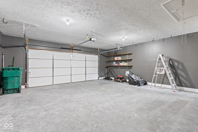 8934 Pinyon Ct, Indianapolis, IN 46260 - garage with a garage door opener and baseboards