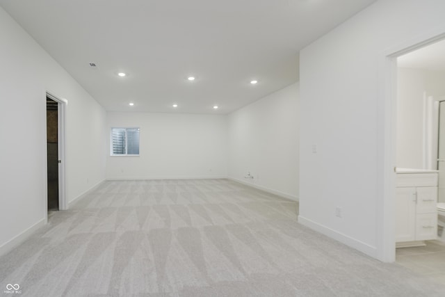 1510 Stonehaven Dr, Westfield, IN 46074 - unfurnished room featuring light carpet, recessed lighting, and baseboards