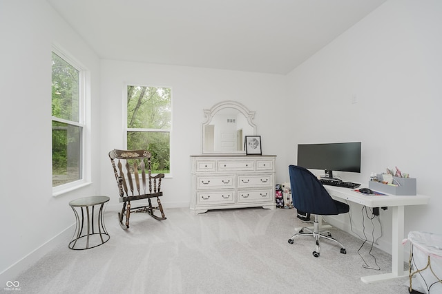 1510 Stonehaven Dr, Westfield, IN 46074 - office area featuring carpet flooring and baseboards