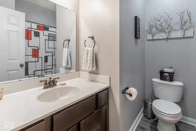121 George Ct, Danville, IN 46122 - full bath with toilet, vanity, and baseboards