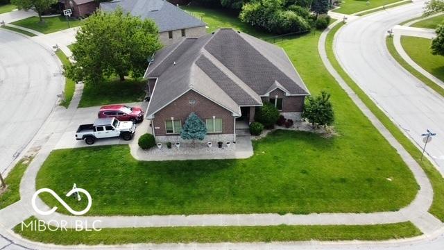 121 George Ct, Danville, IN 46122 - view from above of property