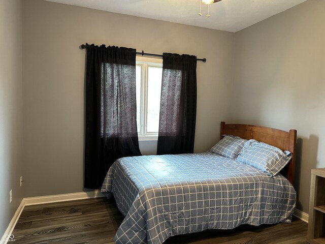 121 George Ct, Danville, IN 46122 - bedroom with wood finished floors and baseboards