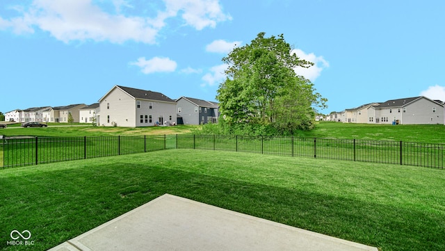 7226 Sayers Rd, Indianapolis, IN 46259 - view of yard featuring a residential view and a patio area