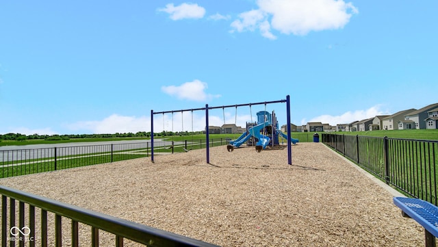 7226 Sayers Rd, Indianapolis, IN 46259 - communal playground with a residential view