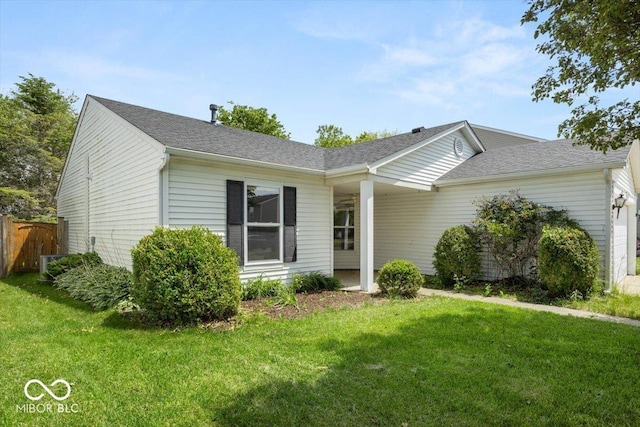 8446 S Paddleboat Ln, Pendleton, IN 46064 - ranch-style house with roof with shingles