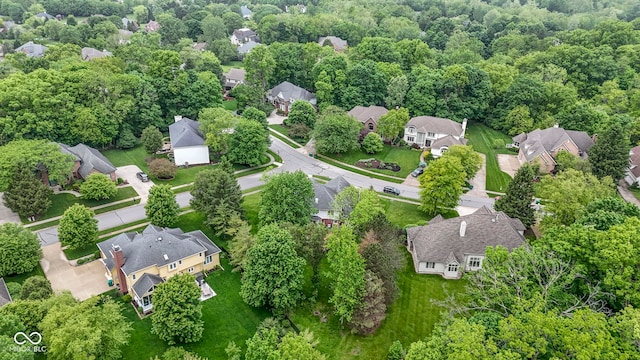 8723 Bergeson Dr, Indianapolis, IN 46278 - aerial perspective of suburban area