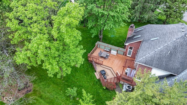 8723 Bergeson Dr, Indianapolis, IN 46278 - aerial view of property and surrounding area