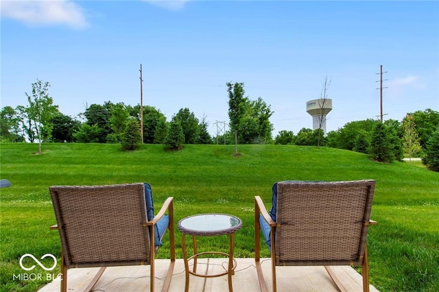 14350 Ludwell Ct, Fishers, IN 46037 - view of green lawn featuring a patio area