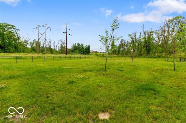 14350 Ludwell Ct, Fishers, IN 46037 - view of yard featuring a view of countryside