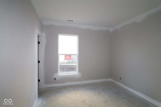4290 Ironclad Dr, Bargersville, IN 46106 - unfurnished room with baseboards and unfinished concrete flooring