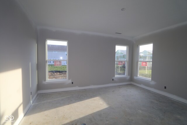 4290 Ironclad Dr, Bargersville, IN 46106 - unfurnished room with concrete flooring and baseboards