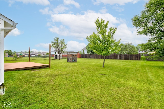 8684 Captain Dr, Avon, IN 46123 - view of yard with a playground
