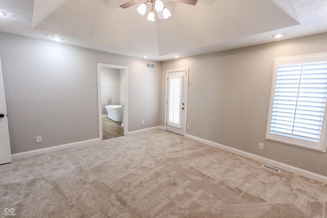 7093 Republic Ln, Indianapolis, IN 46259 - carpeted spare room featuring ceiling fan, baseboards, and recessed lighting