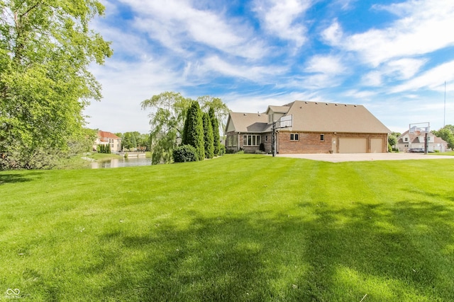 7093 Republic Ln, Indianapolis, IN 46259 - view of grassy yard with a water view