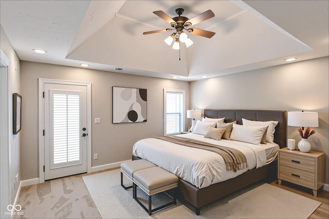 7093 Republic Ln, Indianapolis, IN 46259 - bedroom with recessed lighting and ceiling fan