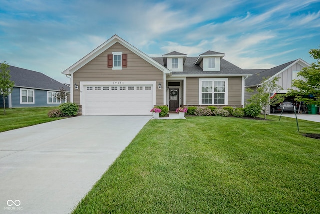 19144 Goins Blvd, Westfield, IN 46074 - traditional-style house featuring a front lawn, concrete driveway, and an attached garage