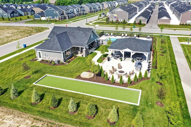 19144 Goins Blvd, Westfield, IN 46074 - aerial perspective of suburban area