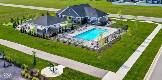 19144 Goins Blvd, Westfield, IN 46074 - view of subject property with a pool area