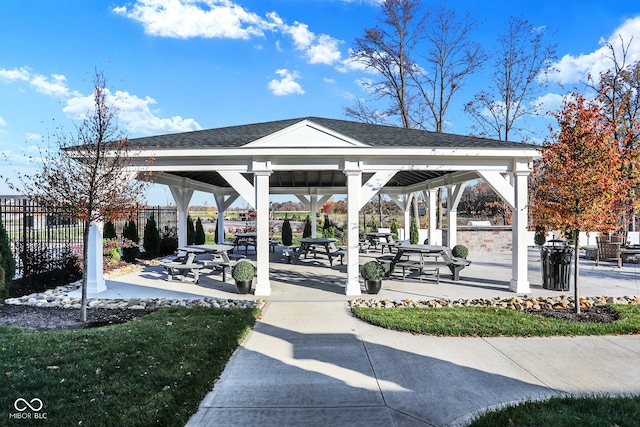 19144 Goins Blvd, Westfield, IN 46074 - view of community with a gazebo