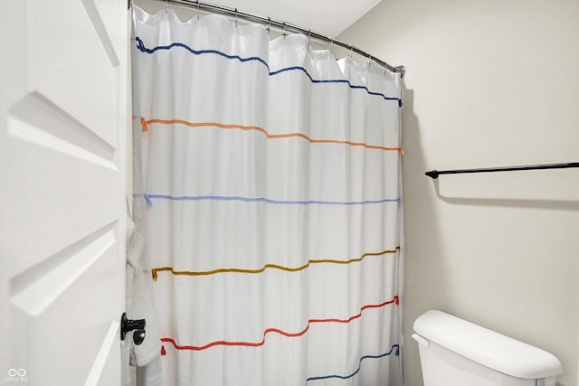 4602 Hayward Way, Westfield, IN 46062 - bathroom with toilet and curtained shower
