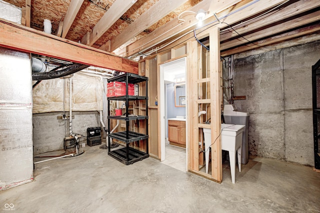 1306 Flat Wood Ct, Brownsburg, IN 46112 - view of unfinished basement