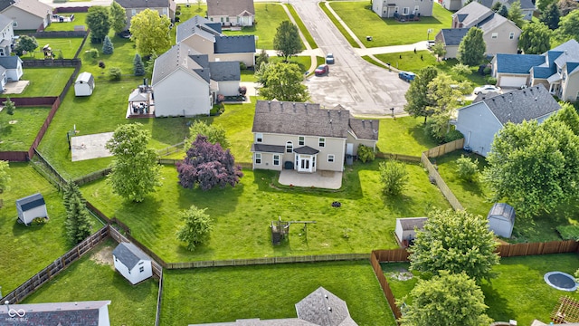 1306 Flat Wood Ct, Brownsburg, IN 46112 - aerial perspective of suburban area