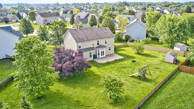 1306 Flat Wood Ct, Brownsburg, IN 46112 - aerial view of residential area