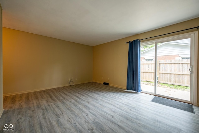 6 Heritage Dr, Terre Haute, IN 47803 - unfurnished room with wood finished floors and baseboards
