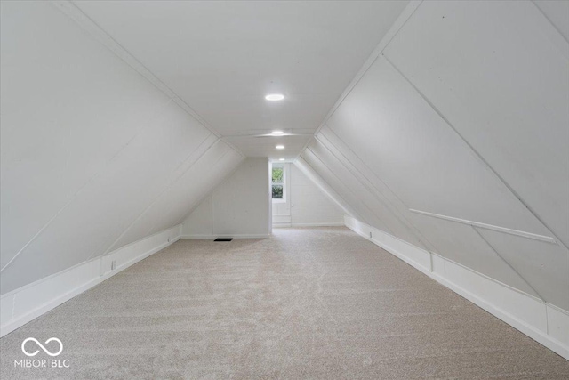 3218 N 24th St, Terre Haute, IN 47804 - bonus room with carpet, vaulted ceiling, and recessed lighting