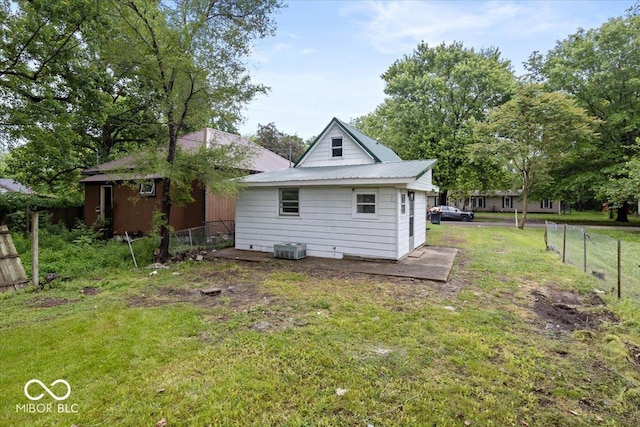 3218 N 24th St, Terre Haute, IN 47804 - back of house with metal roof