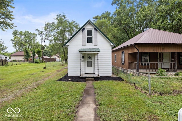 3218 N 24th St, Terre Haute, IN 47804 - view of front of home with metal roof