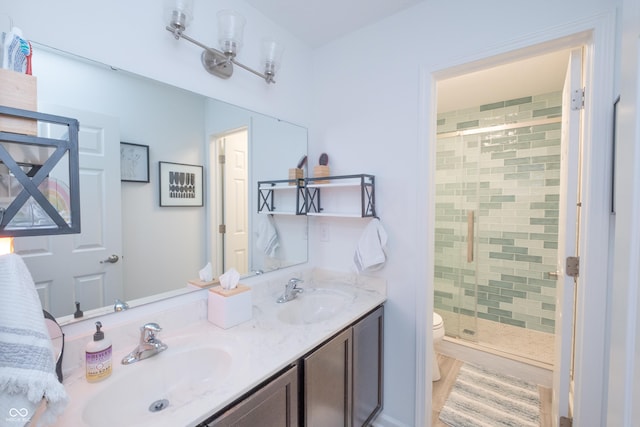 935 Northwich Ave, Westfield, IN 46074 - full bath with a shower stall, toilet, and double vanity