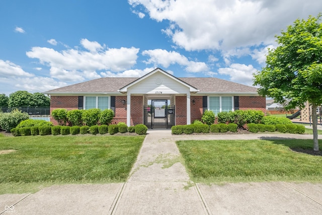 935 Northwich Ave, Westfield, IN 46074 - single story home with brick siding and a gate
