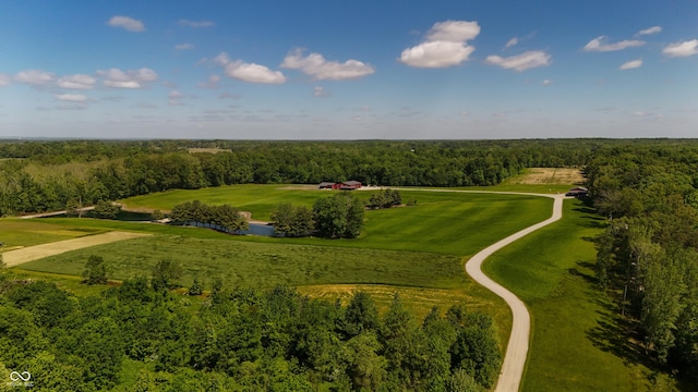 10104 E 850 S, Elizabethtown, IN 47232 - bird's eye view of a heavily wooded area